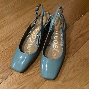 Sam Edelman Block Heel Sling Back Mary Janes